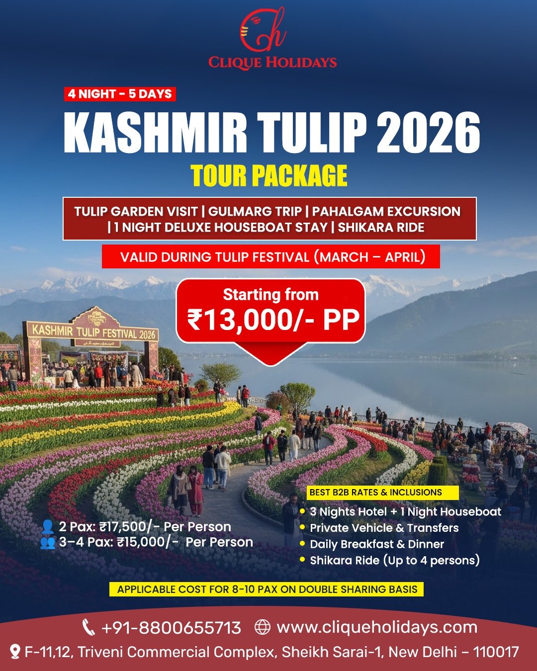 Kashmir Tulip Festival Tour