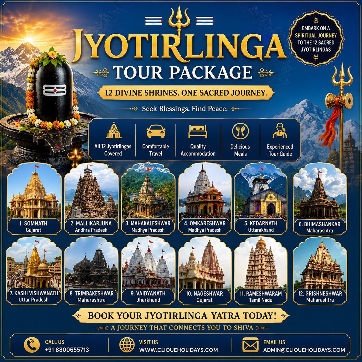 12 JYOTIRLINGA TOUR