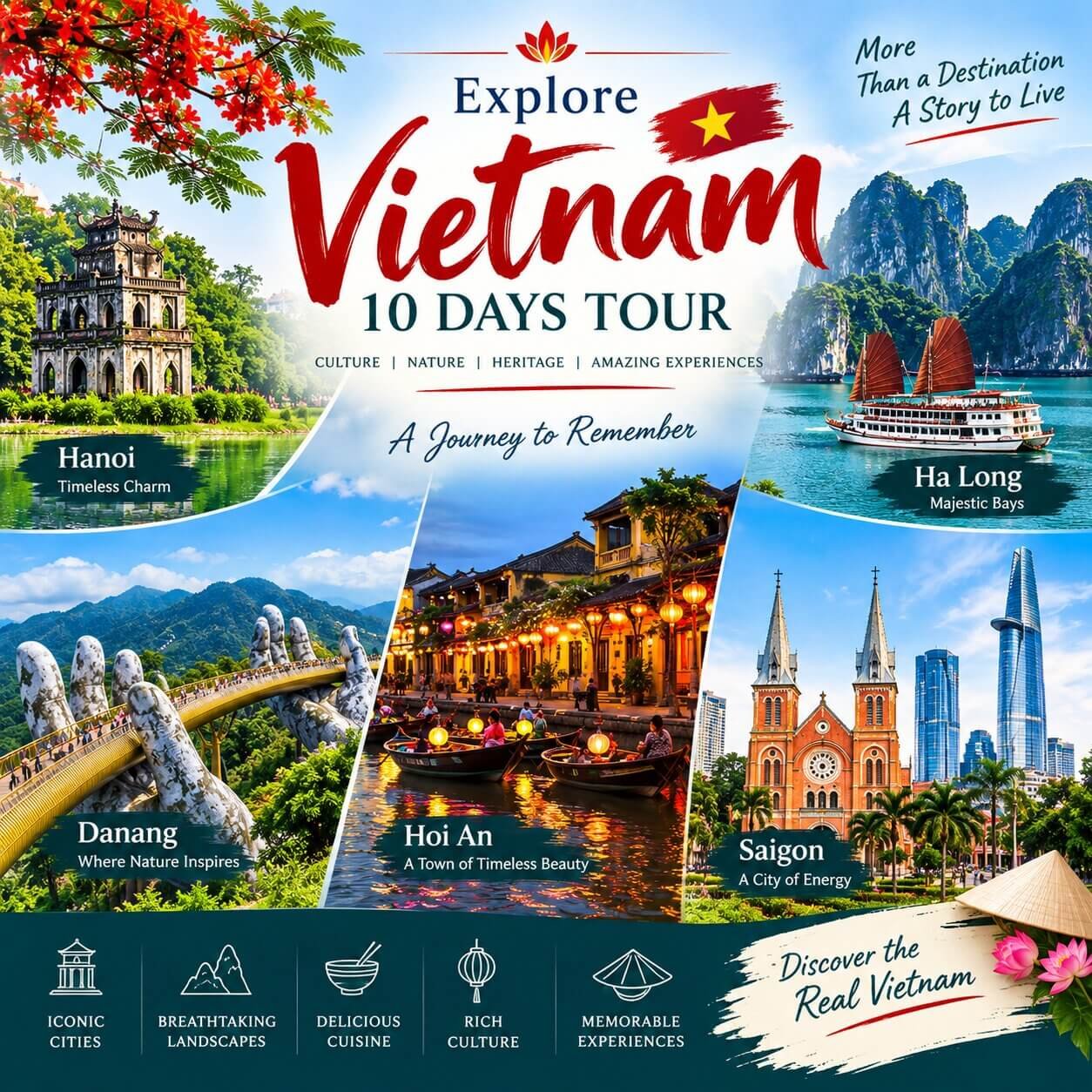 10 DAYS BEUATY OF VIETNAM TOUR