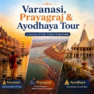 VARANASI PRAYAGRAJ AND AYODHYA TOUR